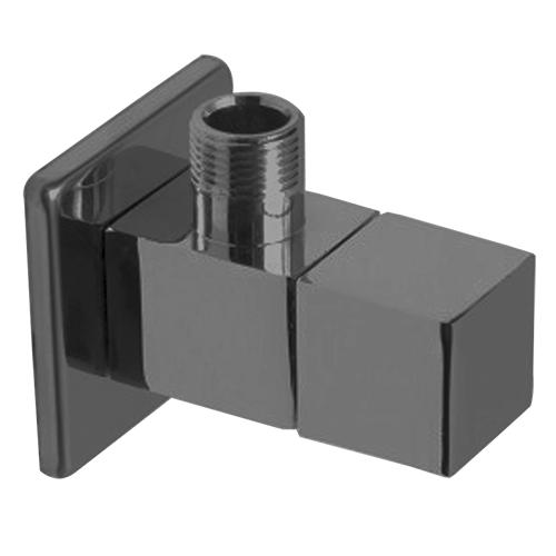 AE-400 Square Brass Angle Brushed Gunmetal Grey