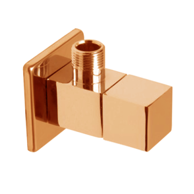 AE-400 Square Brass Angle Polished Rose Gold