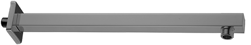 PRM110 Wall Mounted Shower rod Brushed Gunmetal Grey