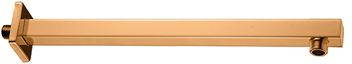 PRM110 Wall Mounted Shower rod Polished Rose Gold