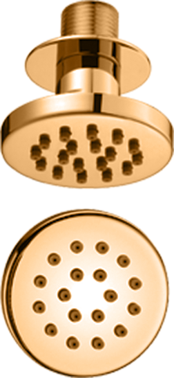 Round Body Jet RON0202 Polished Rose Gold