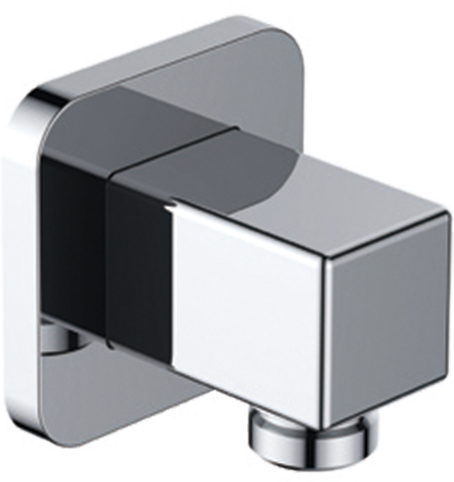 P00066-2 Square Shower holder Chrome