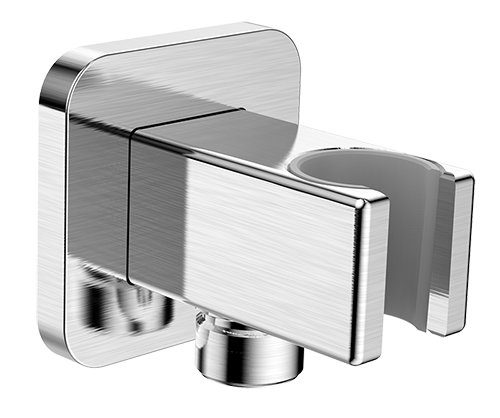 P00066 Square Shower holder Chrome