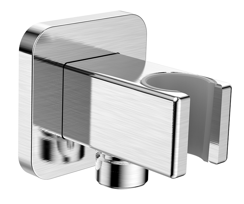 P00066 Square Shower holder Chrome