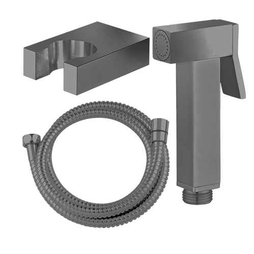 BS-007 Verona Square Bidet Spray Brushed Gunmetal Grey