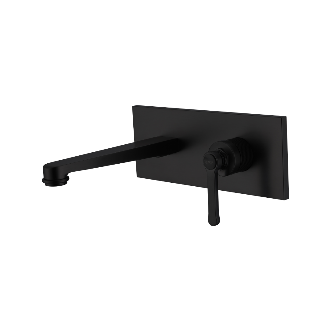 CM-103 Wall Mounted Basin Mixer Matte Black