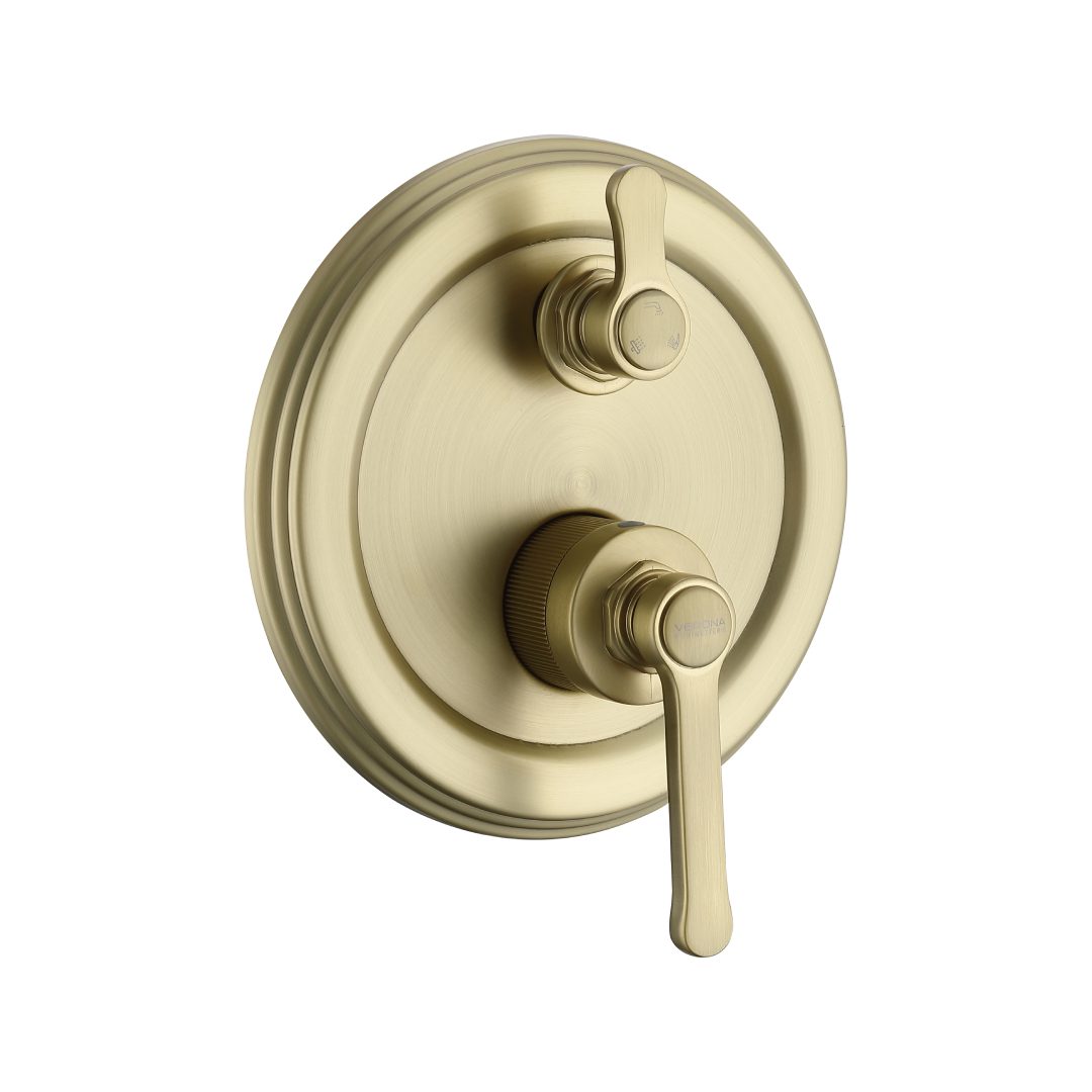CM-106 Concealed Shower Mixer Brushed Gold