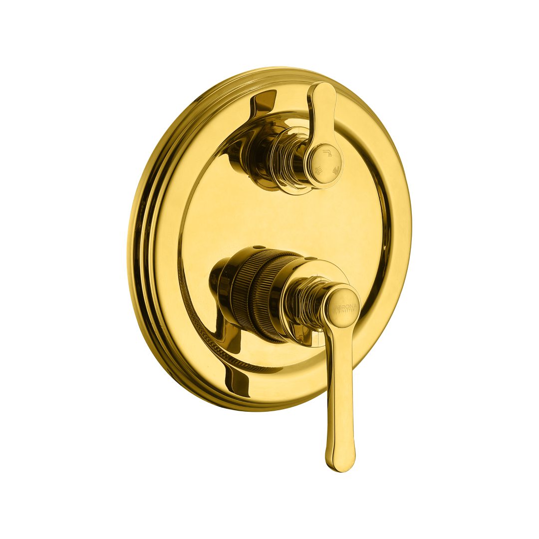 CM-106 Concealed Shower Mixer Shiny Gold
