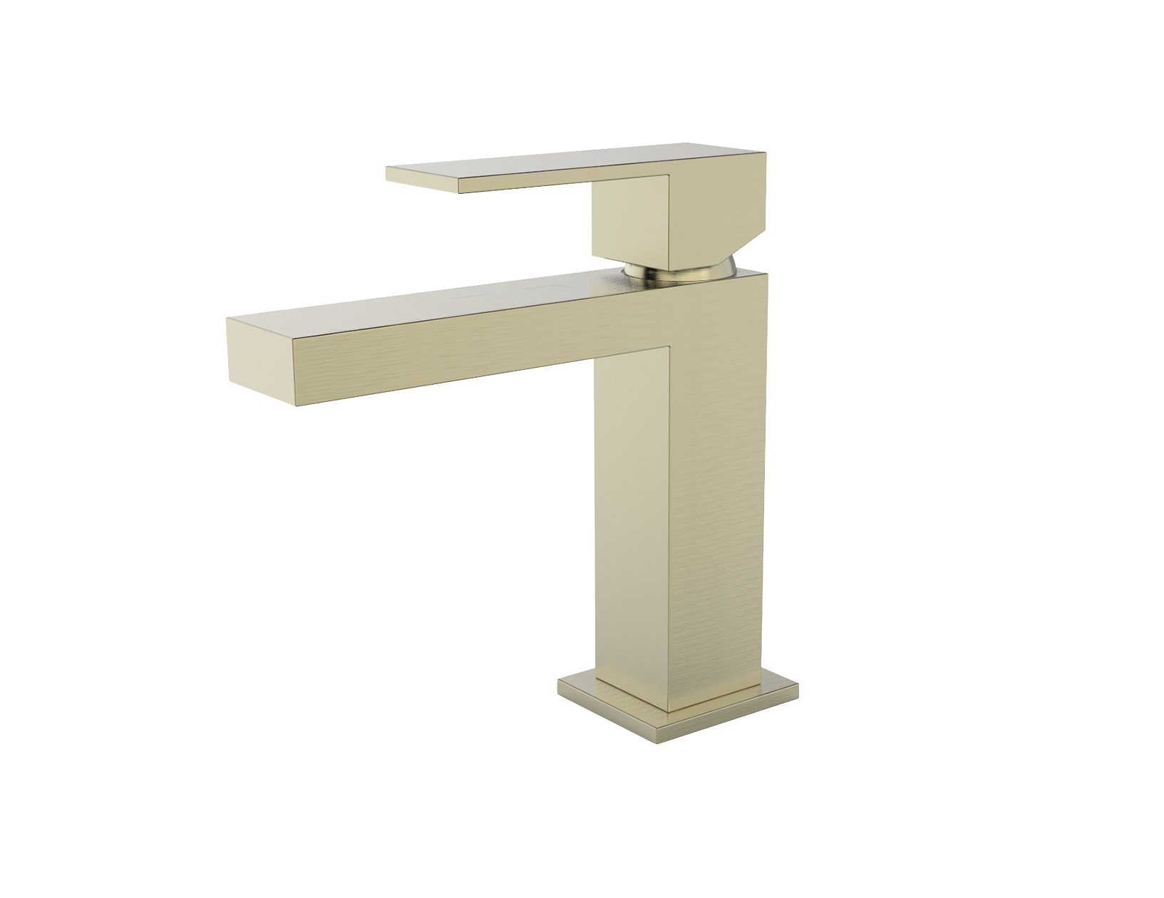RA-101 Short Basin mixer Brushed Gold