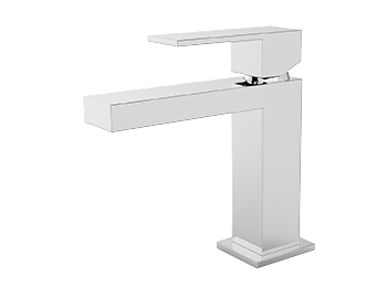 PLZ-101 Short basin mixer Chrome