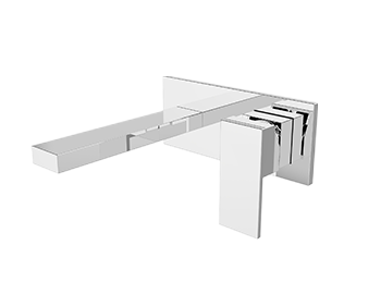 PLZ-103 Miscelatore Per Lavabo A Parete Chrome