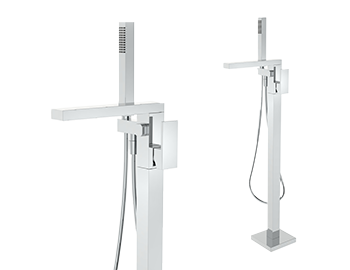 PLZ-200 Floor Standing Bath Mixer Chrome
